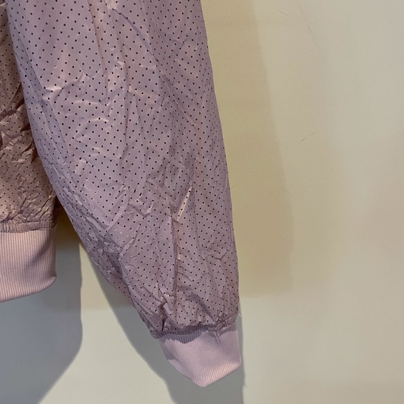 Fabletics Eva Bomber Jacket. Reversible. Rose Gold Size Medium - Picture 9 of 10